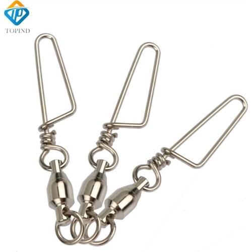 200pcs Ball bearing swivel with coastlock snap 7