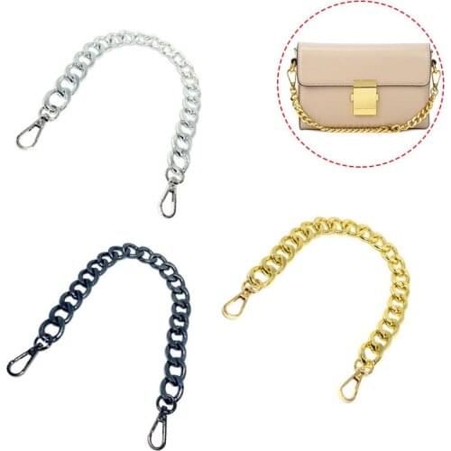 30cm Bags Chains Replacement Metal Chain Handbag Handle Bag Bronze Silver golden DIY Accessories Bag Chain Strap Belts Hardware