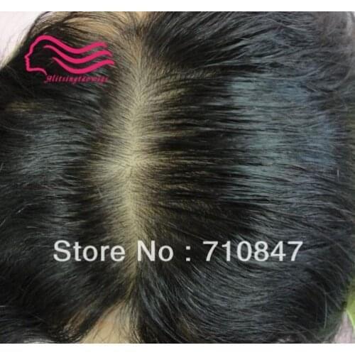 Alitsingtaowigs , 100% good brazilian hair skin injection men toupee, hair men wig , free shipping