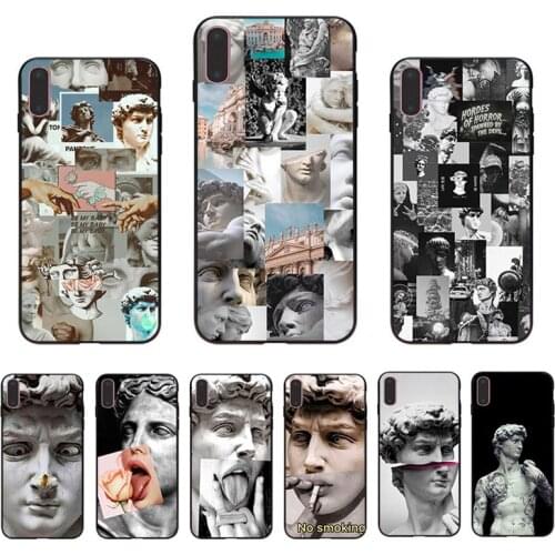 David Sculpture Of Modern Art Mobile Shell Hard Phone Case For Iphone 11 Pro Max XS X XR 12 Mini SE 2020 8 7 Plus 5 6S 10 Cover