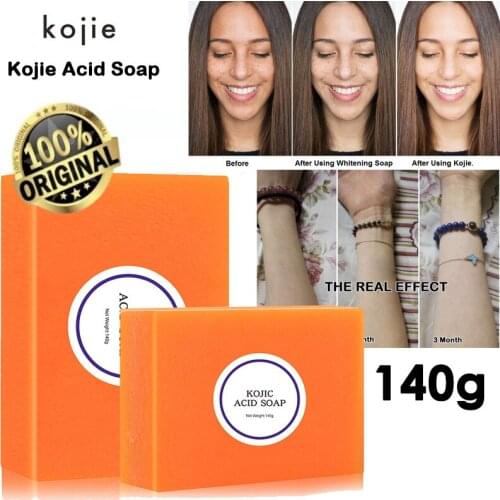Dark Black Skin Lightening Soap Kojic Acid Whitening Soap Remove Mite Kojic Acid Glycerin Brighten Face Body Skin Bleaching Soap