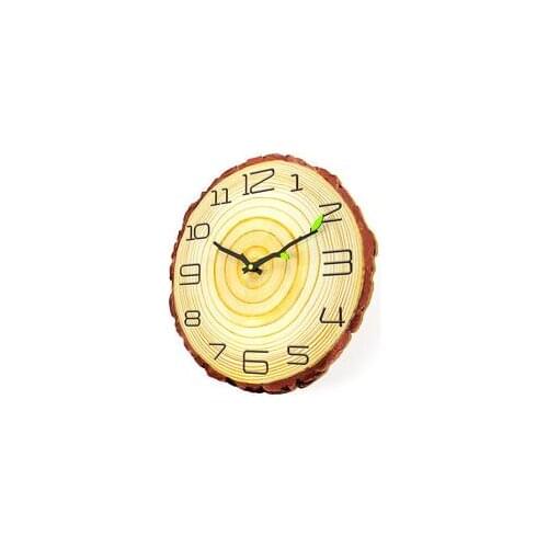 EUROPEAN WOODEN DIGITAL WALL CLOCK CREATIVE ROOM MUTE CLOCK WOOD GRAIN HANGING TABLE ENTRANCE OFFICE HOME DECORATION ACCESSORIES