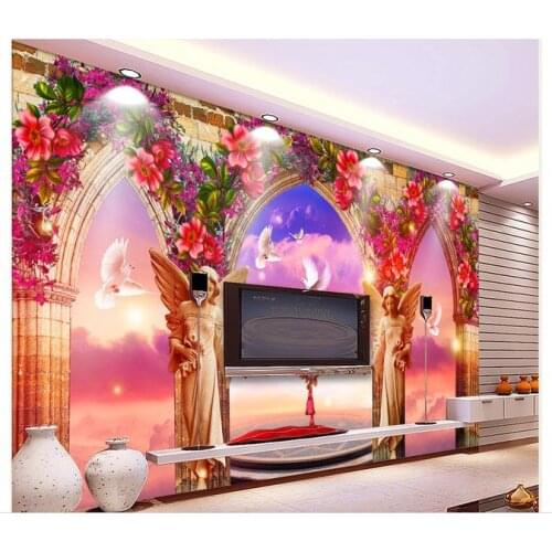 Customized 3d photo wallpaper 3d TV wallpaper murals 3 d fairy wonderland artistic background living room wallpaper decration