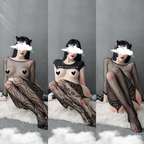 Medias Mujer Tights 2021 Womens Hosiery Sexy Underwear Fish Net Pantyhose Nylon Long Stockings Garter 10 Different Style Choose