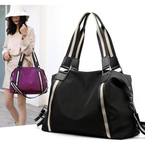 2021 Summer Fashion Womens Shoulder Bag Nylon Large-capacity Travel Bags Waterproof Anti-theft Handbags
