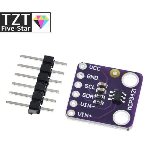 MCP3421 I2C SOT23-6 delta-sigma ADC Evaluation Module Board For PICkit Serial Analyzer Module GY-MCP3421