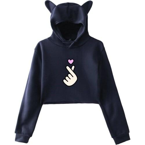New 2020 Autumn Woman Hoodi Kawaii Clothes Fashion Lumbar Print Long Sleeve Pullover Sweatshirts Hoodie With Hood Plus Size SW05