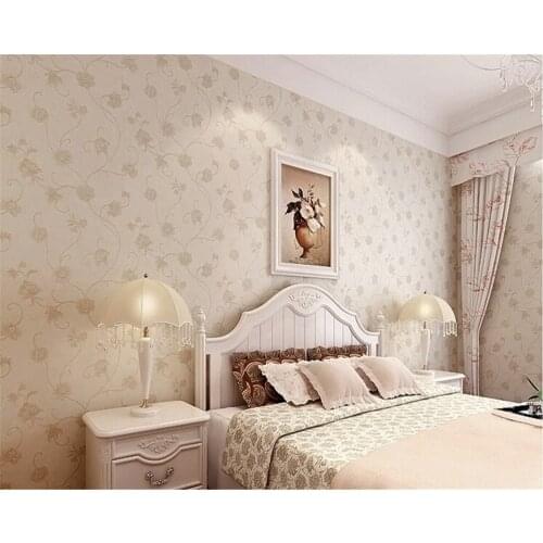 Beibehang High fashion style gold non woven wallpaper bedroom living room wallpaper warm waves papel de parede papier peint