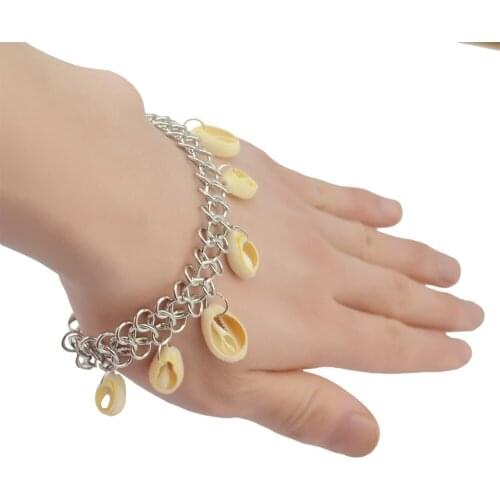 Charm Natural Seashell Handmade Bracelet Color Chains Women Summer Beach Jewelry Shell Bohemian Bracelets Birthday Gift