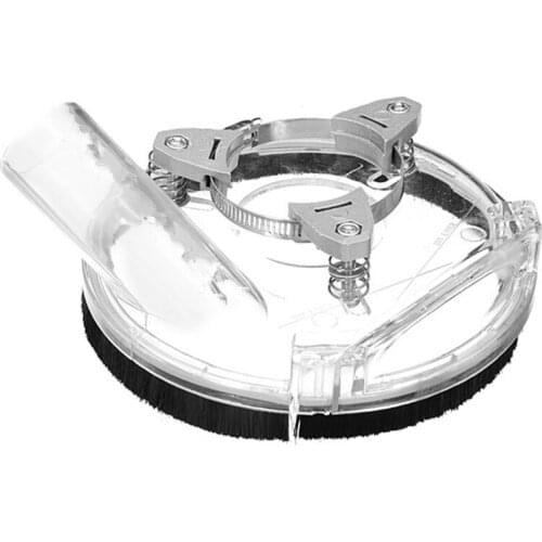 5inch Plastic Dust Shroud Vacuum Hood Dry Grinding Dust Cover For Hand Held Angle Grinder Polisher