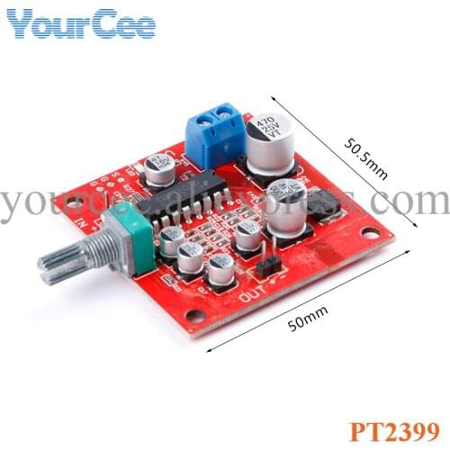 PT2399 Microphone Module Microphone Reverb Plate Reverberation Board DC 6-15V No Preamplifier AMP Function Module