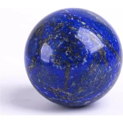 Natural Lapis Lazuli Gemstone Sphere Blue Quartz Crystal Ball