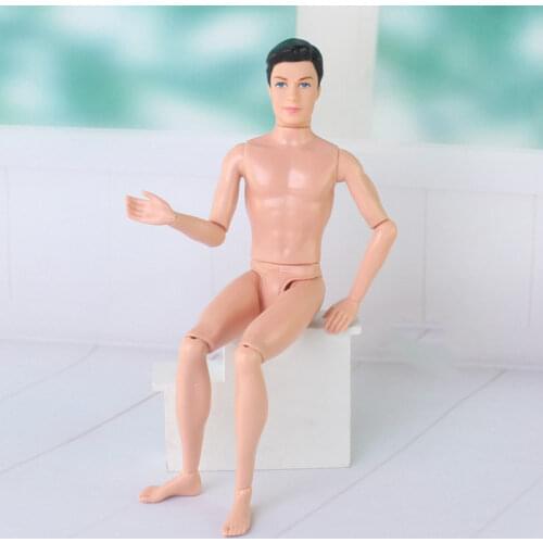 1/6 Bjd Fashion Doll 30cm Nude Boy Doll Toy Multi-joint Movable Body Children Diy Make-up Dress Up Gift Toys