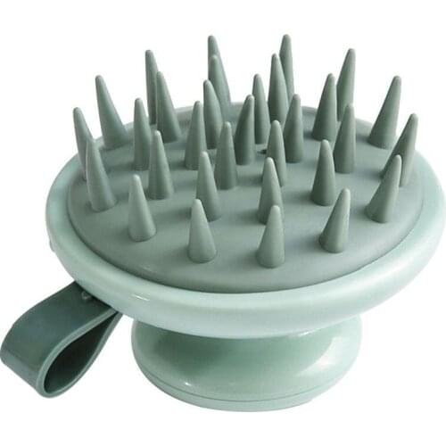 Silicone Scalp Massage Brush Silicone Shampoo Brush Hair Washing Comb Shower Brush Bath SPA Meridian Massage Brush Hair Brush