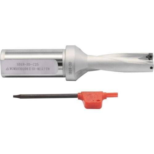 3D Drills WC SP C25 C32 14mm 15mm 16mm 20mm 25mm Indexable U Drill Shallow Hole Power Drilling Bit for Metal Tool