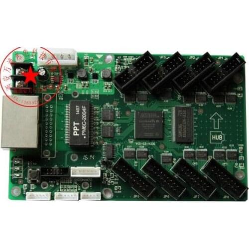 Mooncell V23C led screen receiving card Recieving Card VCSG3-V23C come with 8 groups HUB75 ports