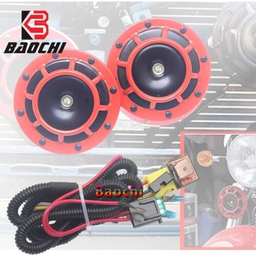 12V Universal Vehicle Horn AUTO Loudspeaker Siren Loud Electric Horn Car Horn Signal for VW BMW Audi Honda Nissan Ford Toyota