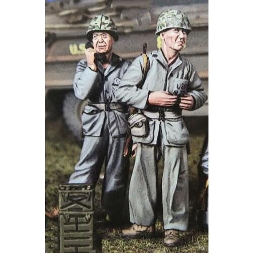 1/35 Resin Model Building Kit Figure U.S. 2 Figures