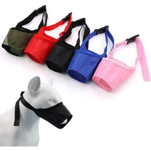 7 Sizes Dog Mouth Muzzle Barking Pet Products Accessories Dog Muzzle Mask For Pitbull Anti Bark Bite For Large Small Medium Dog