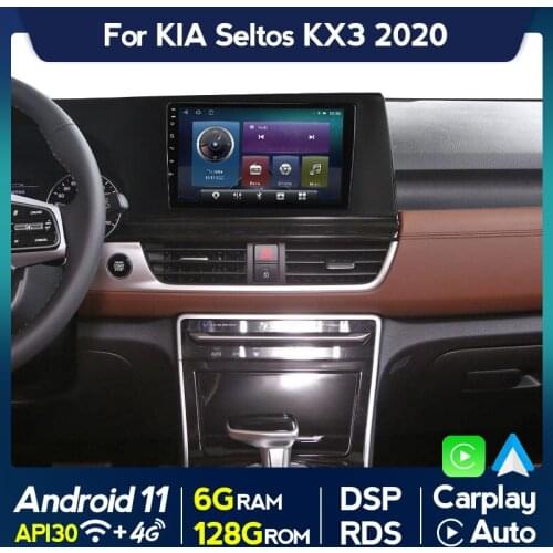 Carplay Auto Android 11 DSP Car Radio For KIA SELTOS KX3 2020 Multimedia Player 1080P Video 1024x600 2 din stereo receiver Wifi