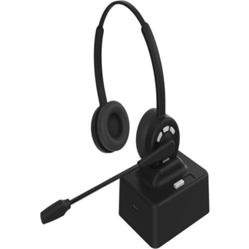Bluetooth Headset V5.2 Bluetooth Headset with Microphone Office Headset for Mobile Phone/PC/Skype