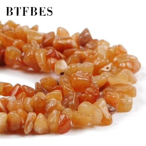 Red Aventurine Stone Irregular Gravel beads 4mm~10mm Charm spacers Loose beads For Jewelry making Charm bracelet DIY