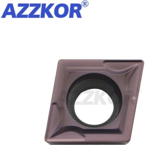 CCMT09T3 EF HQ NT205 Turning Tool Inner Hole Inserts CNC Center Lathe For Stainless Steel Metal AZZKOR Diamond Carbide Blades