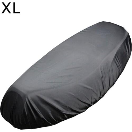 Motorcycle Rain Seat Cover Universal Flexible Waterproof Saddle Cover Black Motorcycle Seat Protector Waterproof Fireproof