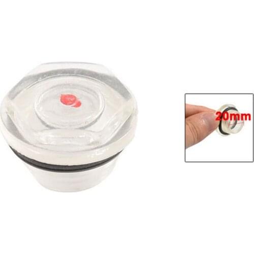 Black O Ring 20mm M Threaded Sight Glass Air Compressor Fittings 10pcs