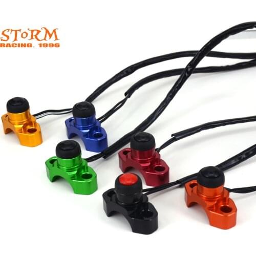 CNC BILLET UNIVERSAL ENGINE STOP START KILL SWITCH BUTTON For KTM HONDA KAWASAKI SUZUKI YAMAHA Motorcycle