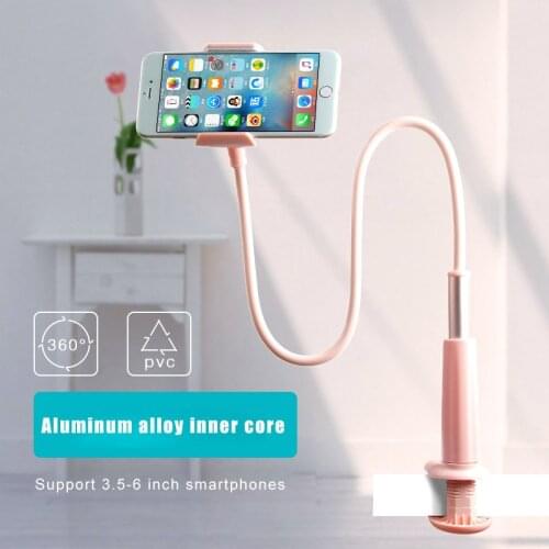 Phone Holder Bed Gooseneck Mount Flexible Arm Bracket for Smartphone Bedroom Desktop Universal Cell Phone holder Flexible
