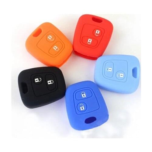 Car styling silicone car key cover protector case for Peugeot 206 307 207 408 etc