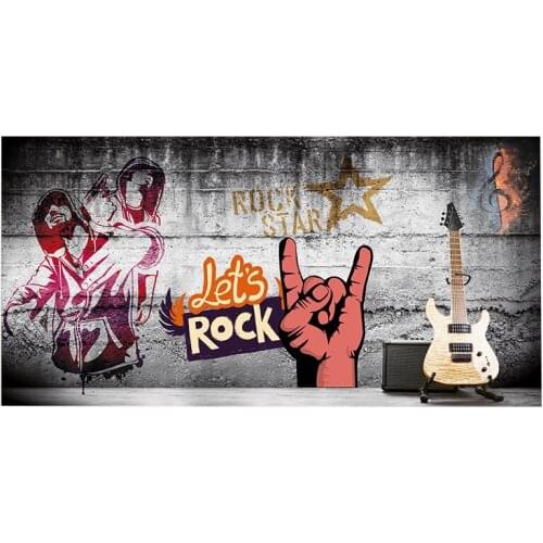 Rock music tapestry wall hanging background small tapestry tapiz pared anime