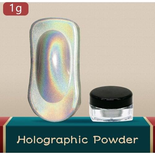 Holographic Powder Chameleon Pigments Dust Coating Glitter 1g for Automotive Painting Car Decoration