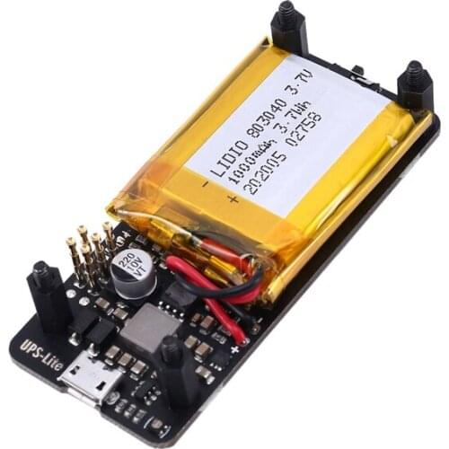 GTBL for Raspberry Pi Zero W UPS-Lite Power Supply Board Power Battery Power I2C MAX17040G Indicator