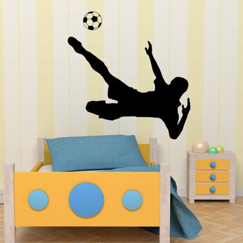 HotMeiNi 48CM*45CM Fussball Soccer Sport Kids Kinder Sticker Wandtattoo Wand Hood Decals Wall Sticker Graphics Car Stickers