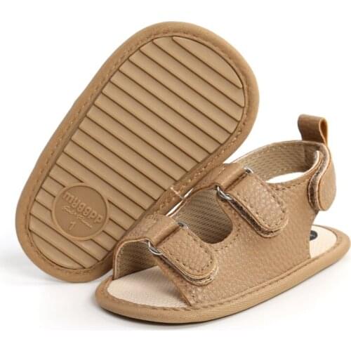 Ins Summer PU Baby Non-Slip Sandals Baby Boys Girls Fashion Sandals Sneakers Infant Shoes Baby Shoes 0-18 Month