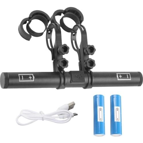 20CM Bike Handlebar Extender Bracket Rechargeable Headlight Mount Bar For Aluminium Alloy Holder Anti-rust Cycling Accessories