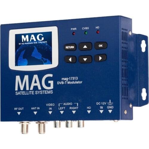 MAG MG-17313 LCD DISPLAY HD-RF CONVERTER FULL HD MODULATOR (DVB-T/AV/HDMI)