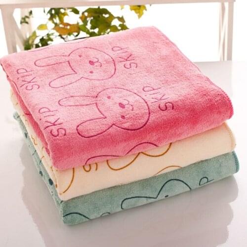 Hap-deer Adult Cartoon Towel Bath Towel Textile Large Thick Towel Hotel Bathrobe Beach Towel Shawl Children Blanket Toallas