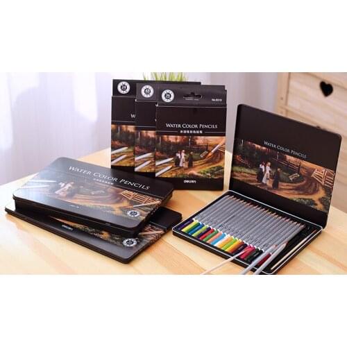 Drawing Pencil Set 36 72 Color Iron Boxed Art Oily Coloring Wood Pencil Art Student Supplies School Supplies Set Pastel Pen