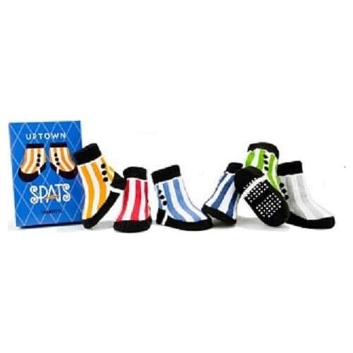 Wholesale Stripe baby false footgear modelling socks infant anti-skid socks baby socks infant sock boys girls gift12 pair /lot