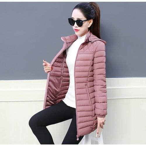 Plus size 5XL womens clothing down jacket coat winter jackets female long hooded warm down parkas ladies casual loose coats