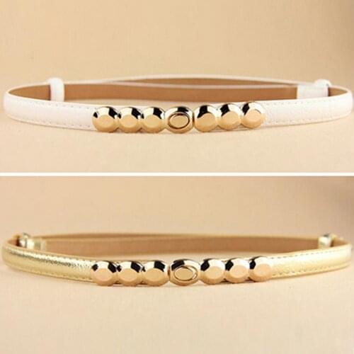 Belts Waist Belt Alloy Buckle Adjustable Faux Leather Women Fashion Waist Belt for Daily Wear