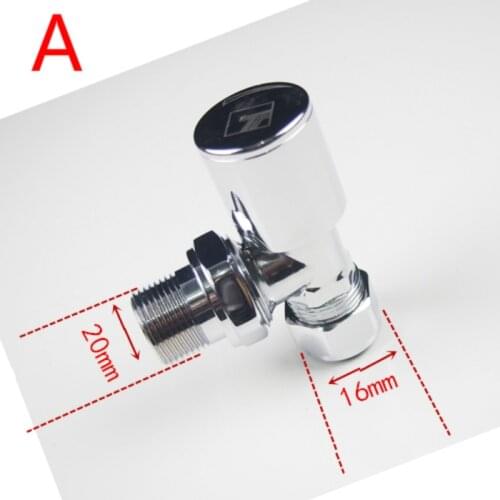 Manual radiator valve Thermostat raditor temperature control valve Two-way Thermostat valve Angle valve