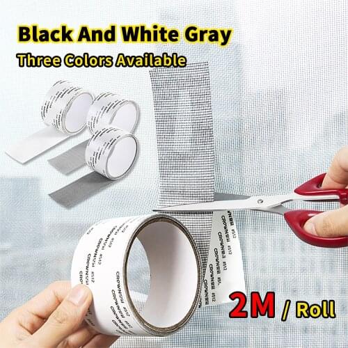 Window Net Anti-mosquito Mesh Adhesive Sticky Patch Repair Tape Window Screen Anti Mosquito Fly Bug Insect Repair Broken Hole