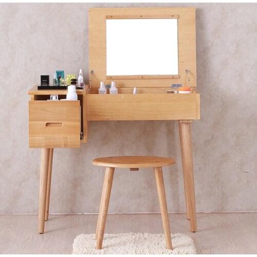 Solid wood dresser. Make-up tank. The bedroom receive ark multi-function makeup stage