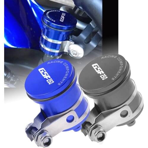 Universal Motorcycle For SUZUKI GSF250 BANDIT ALLYEAR Rear Brake Fluid Reservoir Clutch Tank Oil Fluid Cup Cover GSF 250 GSF-250