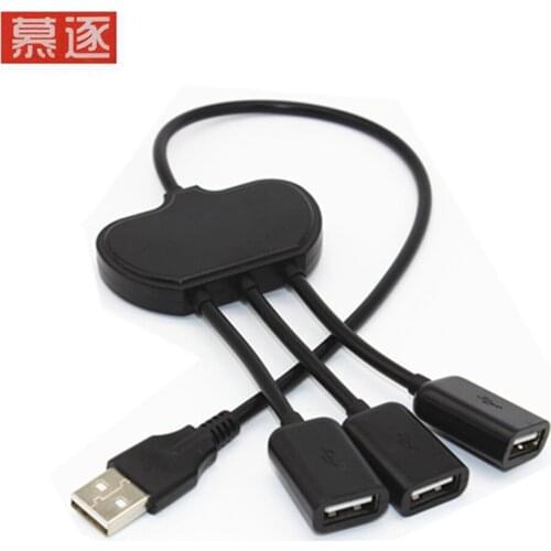 USB splitter one to three converter notebook computer extension USB flash disk multi function hub to hub2
