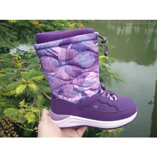 Good 1pair waterproof Wool Ski Children Girl Snow Boots Winter warm boots, Fashion Kids Girl Shoes